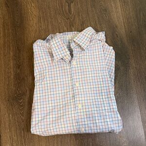 Men’s Peter Millar Button Up 100% Cotton Shirt- size Large